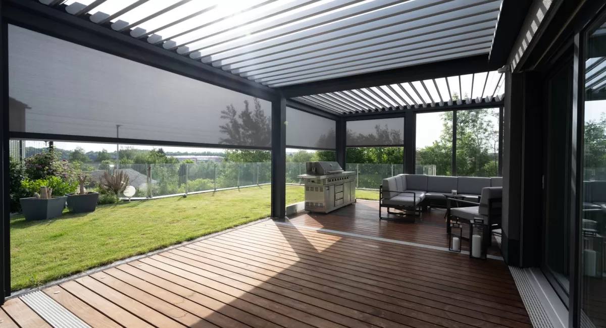 Bioklimatikus pergola Bioklimatikus pergola