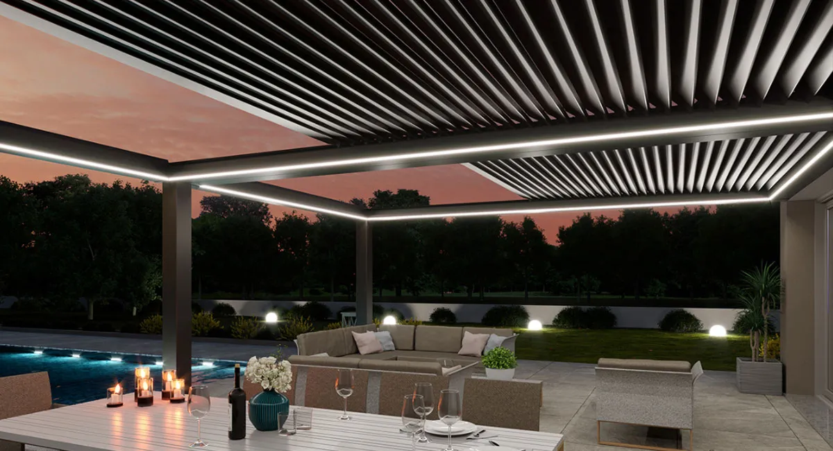 Bioklimatikus pergola Bioklimatikus pergola